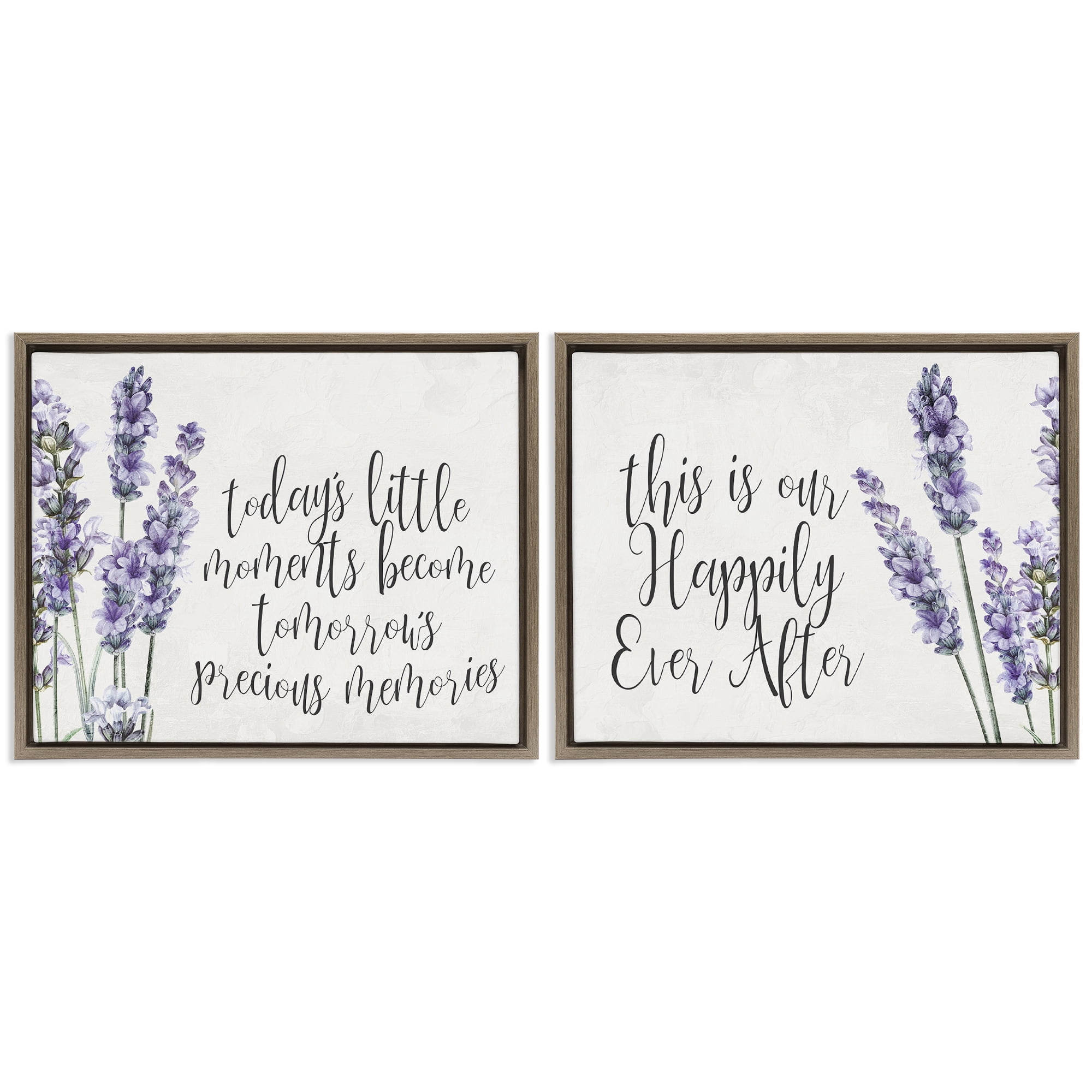 Stupell Industries Lavender Moments Sentiments Quotes and Sayings