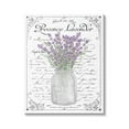 thumbnail image 1 of Stupell Industries Lavender Sprigs Bouquet Ornate French Script Motif Graphic Art Gallery Wrapped Canvas Print Wall Art, Design by Lettered and Lined, 1 of 7