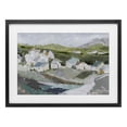 thumbnail image 1 of Stupell Industries Lavender Valley Cottages Black Framed Print Under Glass design by Susan Pepe, 14 x 20, 1 of 10