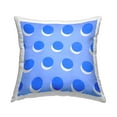 thumbnail image 1 of Stupell Industries Layered Blue Polka Dot Circle Shapes Design by Daphne Polselli Throw Pillow, 1 of 4