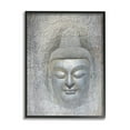 thumbnail image 1 of Stupell Industries Layered Buddha Spiritual Words Script Om Shanti Mantra Graphic Art Black Framed Art Print Wall Art, Design by Graffitee Studios, 1 of 5