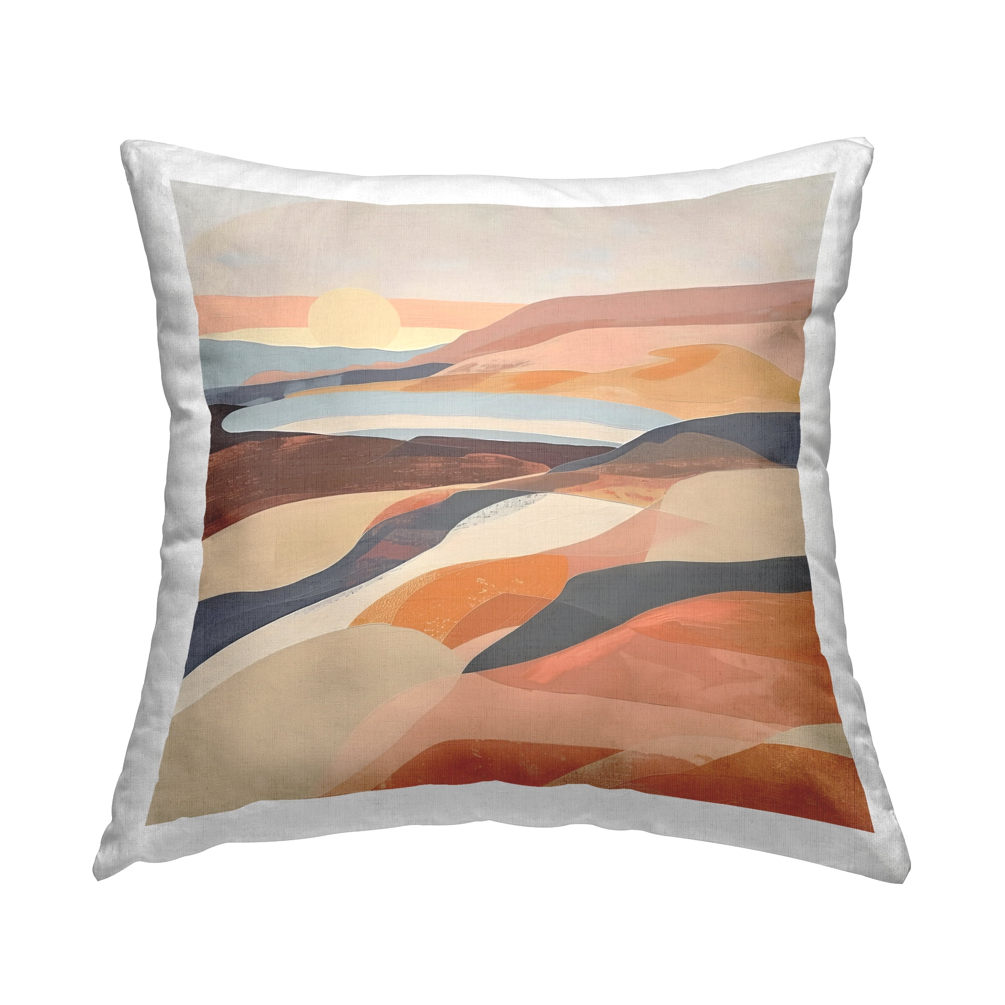 Stupell Industries Layered Canyon Hills Decorative Printed Throw Pillow Design by Irena Orlov.