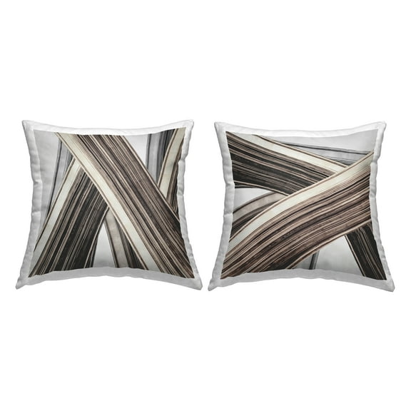 Stupell Industries Layered Depth Abstractions Decorative Printed Throw Pillow Design by PI Studio.