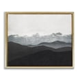 thumbnail image 1 of Stupell Industries Contemporary Layered Foggy Hills Gold Floating Frame Canvas Art, 31 x 25, by Elizabeth Medley, 1 of 8