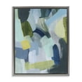 thumbnail image 1 of Stupell Industries Transitional Layered Green Paint Strokes Gray Floating Frame Canvas Art, 17 x 21, by Grace Popp, 1 of 8
