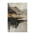 thumbnail image 1 of Stupell Industries Layered Opaque Mountain Reflection Landscape & Nature Painting Wrapped Canvas Canvas Art Print Wall Art, 24 x 36, 1 of 7