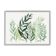 thumbnail image 1 of Stupell Industries Layered Plant Leaves Botanical Graphic Art Gray Framed Art Print Wall Art, Design by Grace Popp, 1 of 7