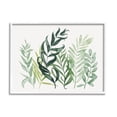 thumbnail image 1 of Stupell Industries Layered Plant Leaves Botanical Graphic Art White Framed Art Print Wall Art, Design by Grace Popp, 1 of 7