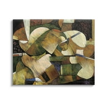 Stupell Industries Layered Shapes Cubism Arrangement Painting Gallery Wrapped Canvas Print Wall Art, Design by Jonathan Parsons