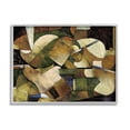 thumbnail image 1 of Stupell Industries Layered Shapes Cubism Arrangement Painting Gray Framed Art Print Wall Art, Design by Jonathan Parsons, 1 of 7