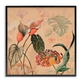 thumbnail image 1 of Stupell Industries Layered Tropical Foliage Floral Painting Black Framed Art Print Wall Art, 12 x 12, 1 of 8