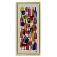 Stupell Industries Layered Wine Glasses Painting Food & Beverage