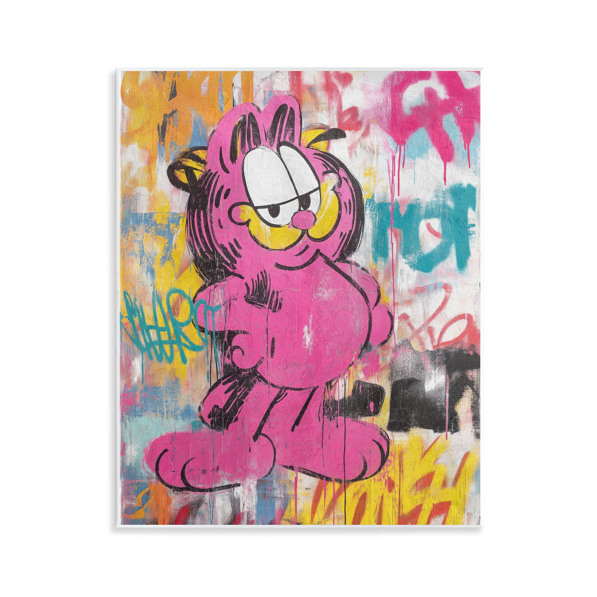 Stupell Industries Lazy Cat In City Modern Urban Wall Plaque Art, design by Svetlana Aleynikova