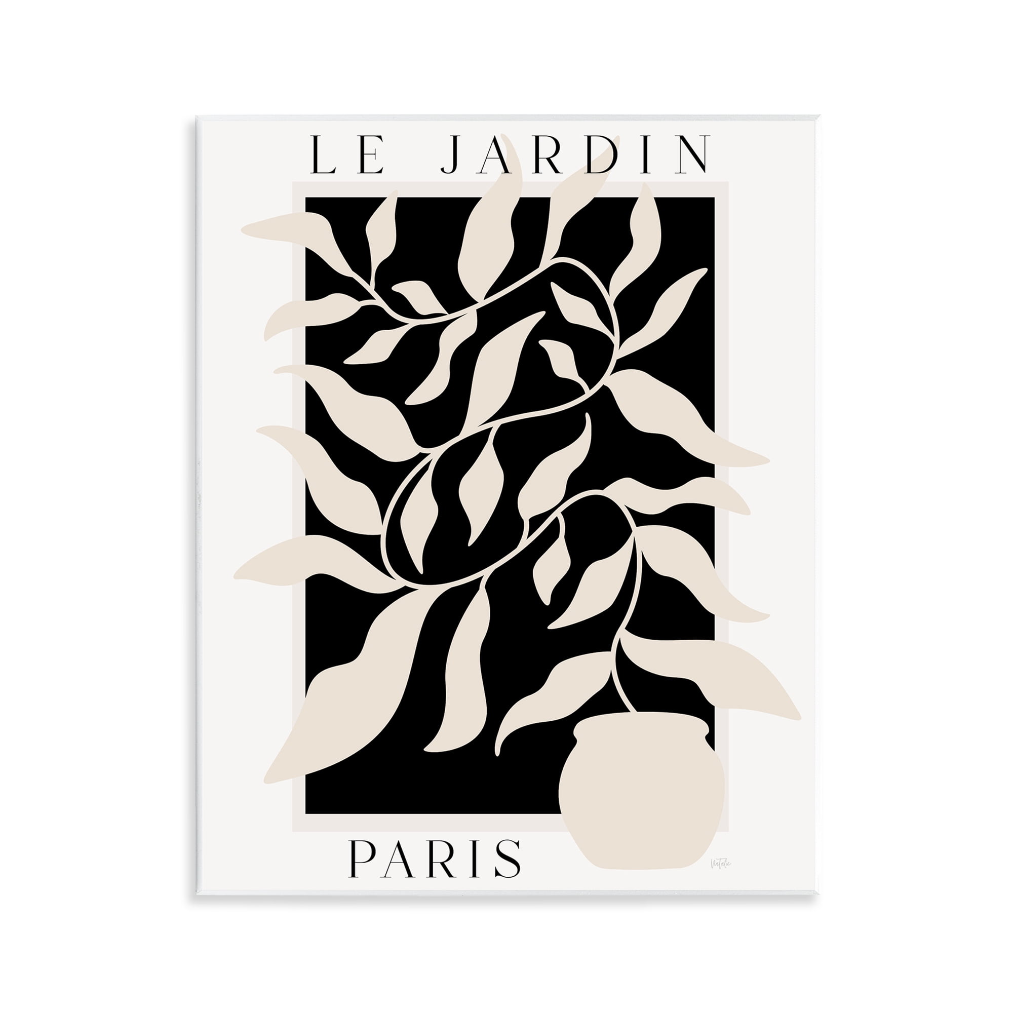 Stupell Industries Le Jardin Paris Botanicals Wall Plaque Art, design by Natalie Carpentieri