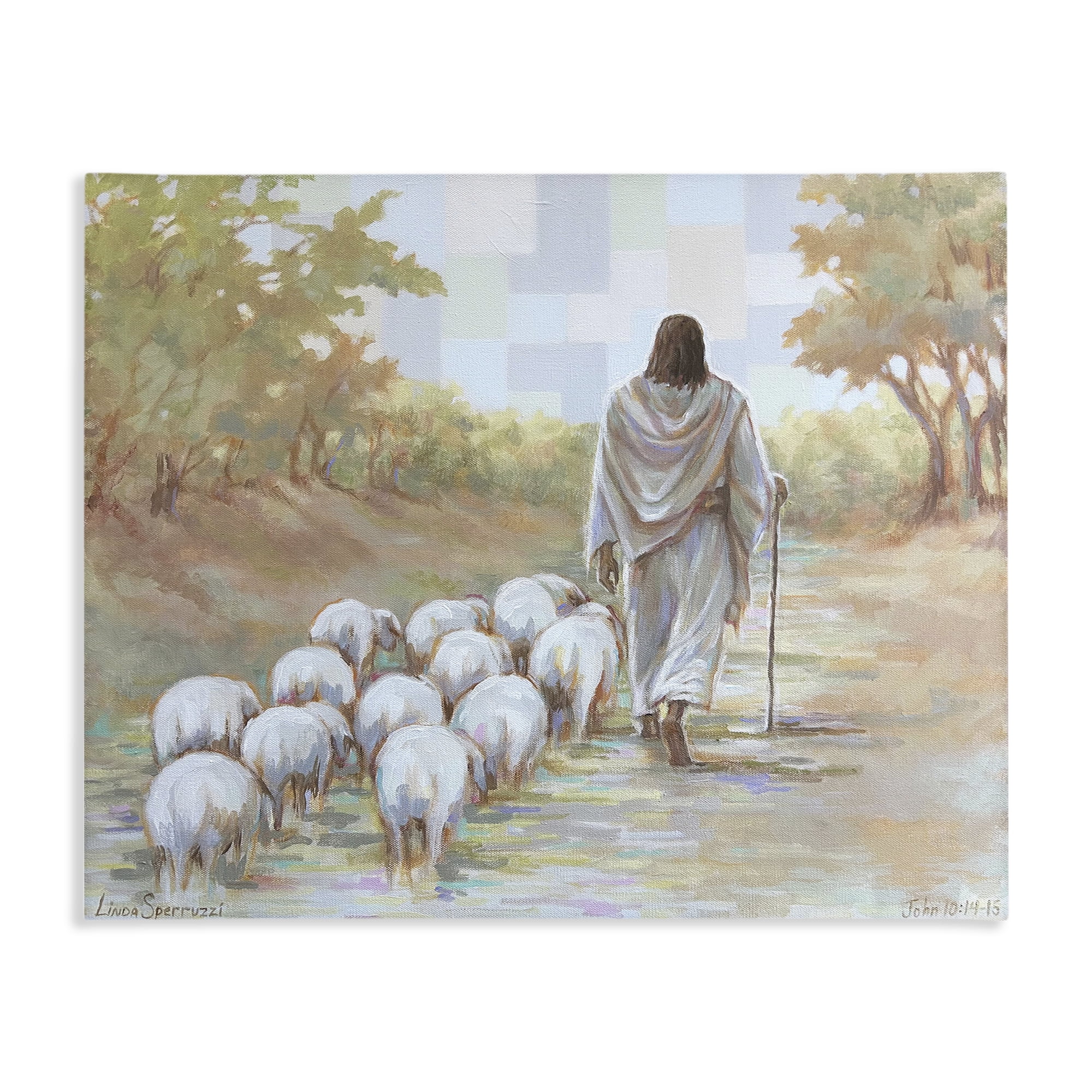 Stupell Industries Lead On Good Shepherd Canvas Wall Art, design by Linda Sperruzzi