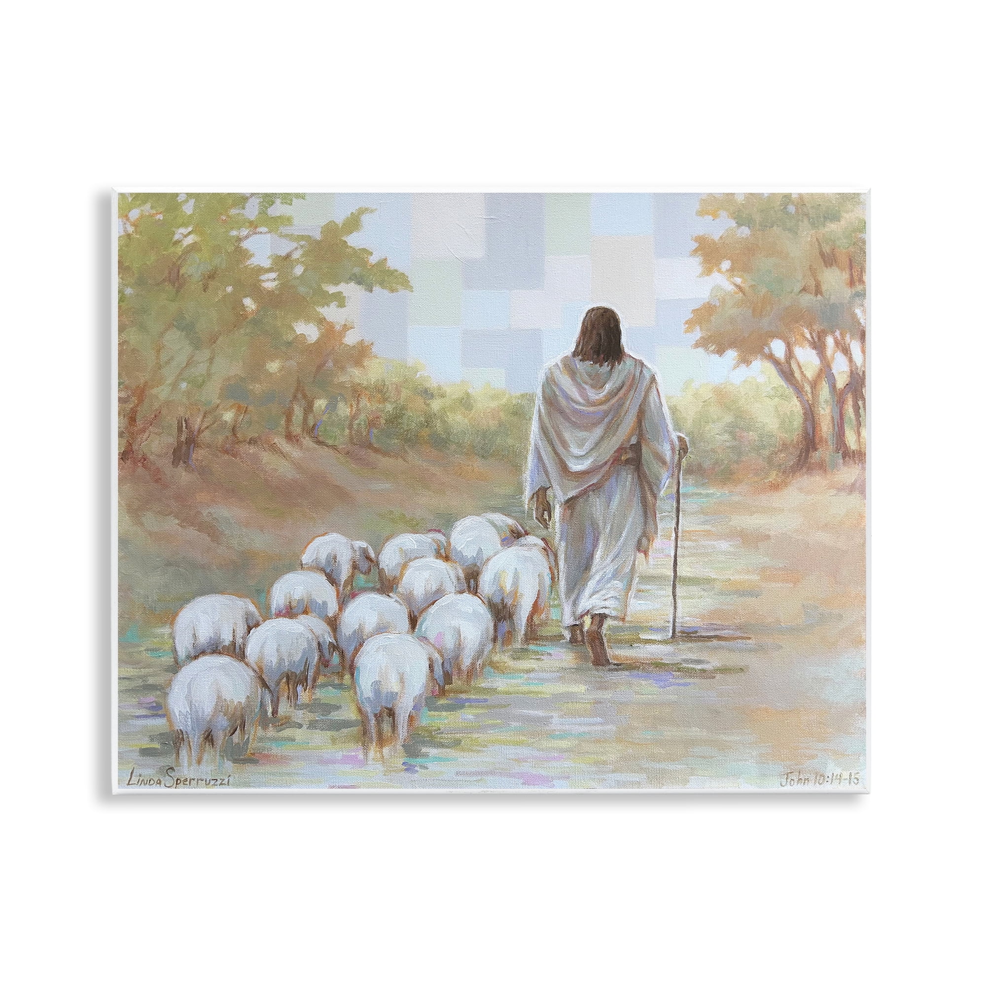 Stupell Industries Lead On Good Shepherd Wall Plaque Art, design by Linda Sperruzzi
