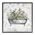 thumbnail image 1 of Stupell Industries French Country Leaf Patterned Bath Black Framed Giclee Art, 24 x 24, by Nan, 1 of 8
