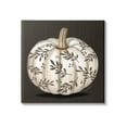 thumbnail image 1 of Stupell Industries Leaf Patterned Fall Pumpkin Graphic Art Gallery Wrapped Canvas Print Wall Art, Design by Elizabeth Tyndall, 1 of 7