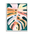 thumbnail image 1 of Stupell Industries Leaf in Abstract Hues Botanical & Floral Painting White Framed Art Print Wall Art, 16 x 20, 1 of 9
