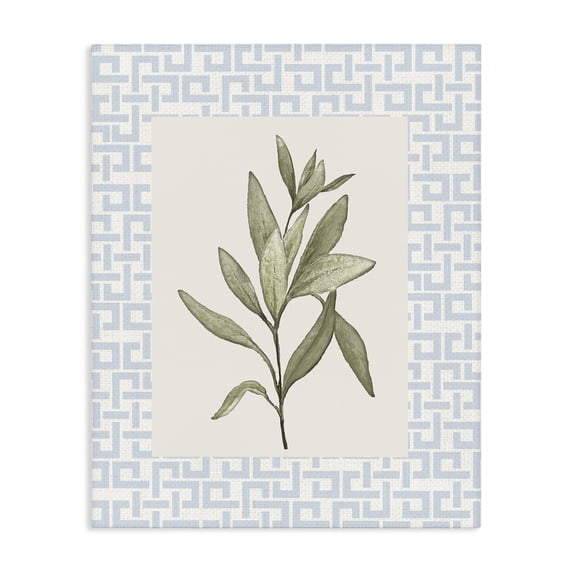 Stupell Industries Transitional Leafy Fresh Herb Canvas Art, 36 x 48, by Diannart