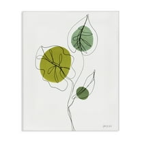 Stupell Industries Leafy Garden Delight Botanical & Floral Painting Gallery Wrapped Canvas Art Print Wall Art, 16 x 20