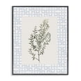 thumbnail image 1 of Stupell Industries French Country Leafy Herb on Geometric Black Framed Giclee Art, 11 x 14, by Diannart, 1 of 8