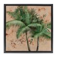 thumbnail image 1 of Stupell Industries Leafy Palm Fronds Botanical & Floral Painting Black Floater Framed Canvas Art Print Wall Art, 25 x 25, 1 of 10
