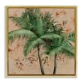 thumbnail image 1 of Stupell Industries Leafy Palm Fronds Botanical & Floral Painting Gold Floater Framed Canvas Art Print Wall Art, 18 x 18, 1 of 2