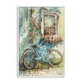 thumbnail image 1 of Stupell Industries Leaning Spring Bicycle Transportation Painting White Framed Art Print Wall Art, 20 x 30, 1 of 2