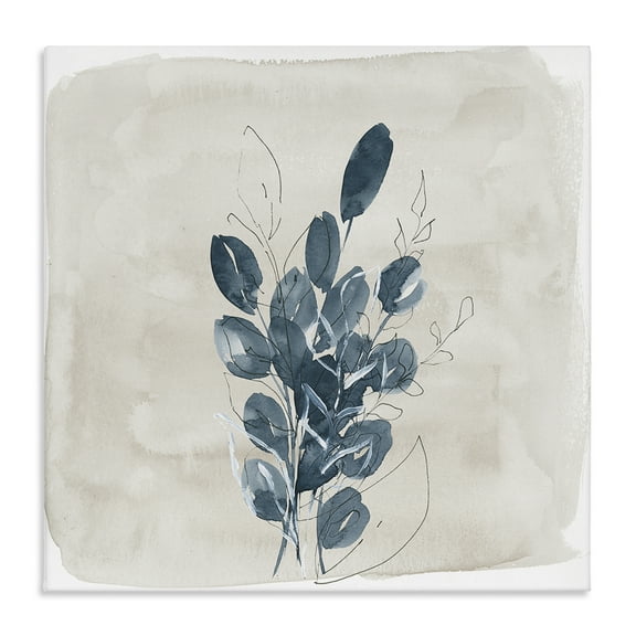 Stupell Industries Leaves In Summer Plants & Flowers Painting Wrapped Canvas Art Print Wall Art, 17 x 17