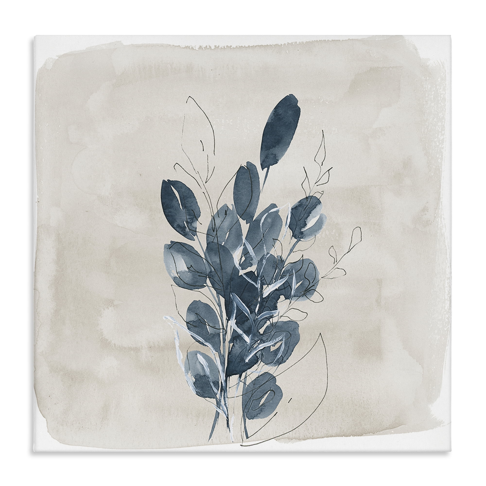 Stupell Industries Leaves In Summer Plants & Flowers Painting Wrapped Canvas Art Print Wall Art, 30 x 30