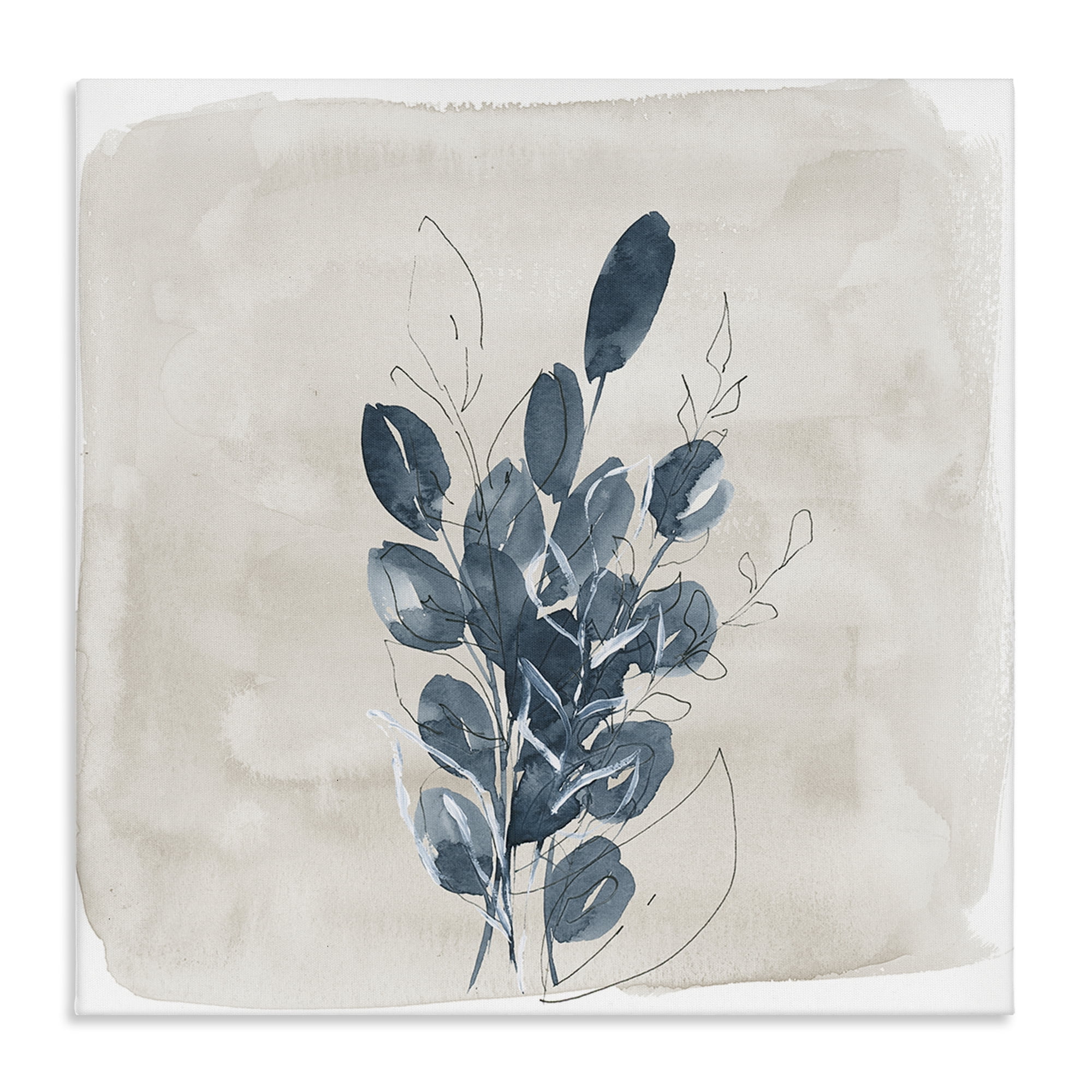 Stupell Industries Leaves In Summer Plants & Flowers Painting Wrapped Canvas Art Print Wall Art, 36 x 36