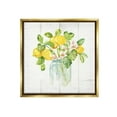 thumbnail image 1 of Stupell Industries Lemon Blossom Bouquet Food & Beverage Painting Gold Floater Framed Canvas Art Print Wall Art, 25 x 25, 1 of 10