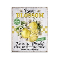 Stupell Industries Lemon Blossom Market Food & Beverage Painting Unframed Art Print Wall Art, 11 x 14