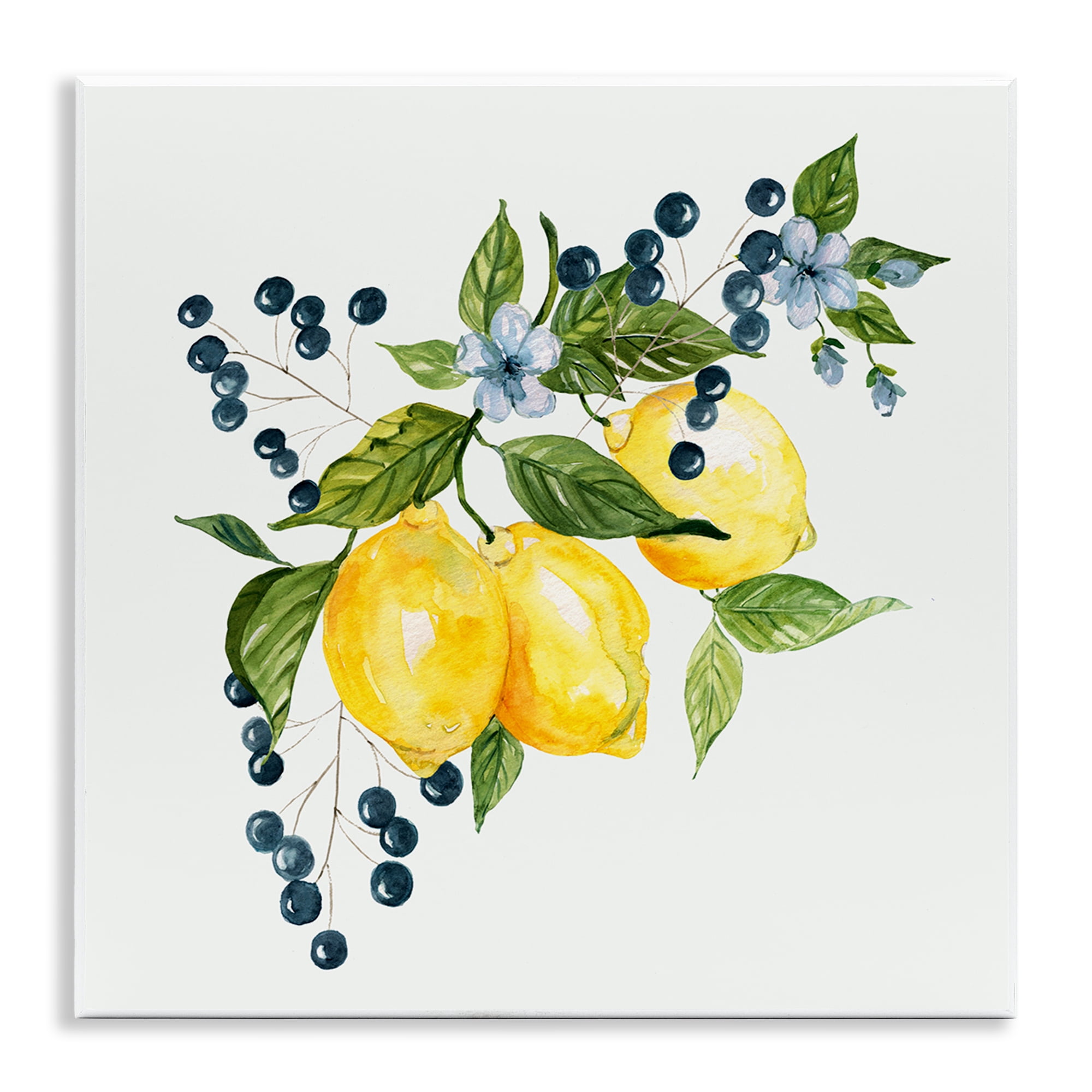 Stupell Industries Lemon Branch with Berries Wall Plaque Art, design by Livi Finn