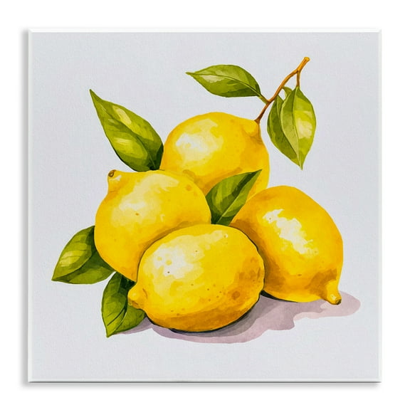 Stupell Industries Lemon Delights Fruit Food & Beverage Painting Unframed Art Print Wall Art, 12 x 12