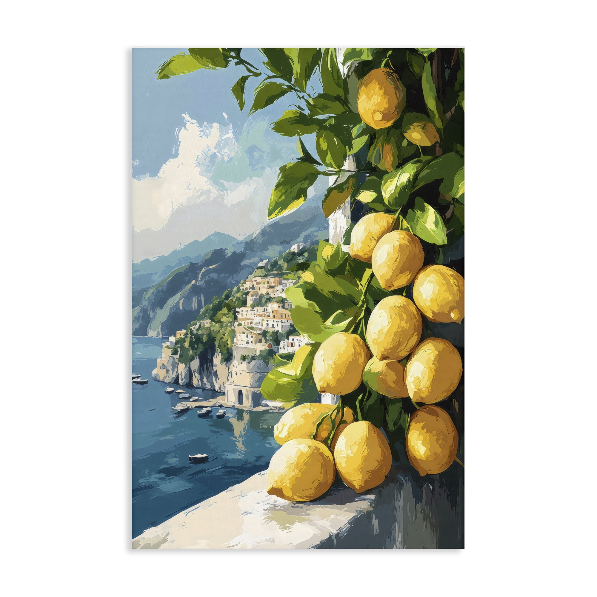 Stupell Industries Lemon Terrace Amalfi View Canvas Wall Art, design by Creative Studio