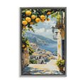 thumbnail image 1 of Stupell Industries Cottage Lemon Tree Overlooking Coast Gray Floating Frame Canvas Art, 21 x 31, by Creative Studio, 1 of 8