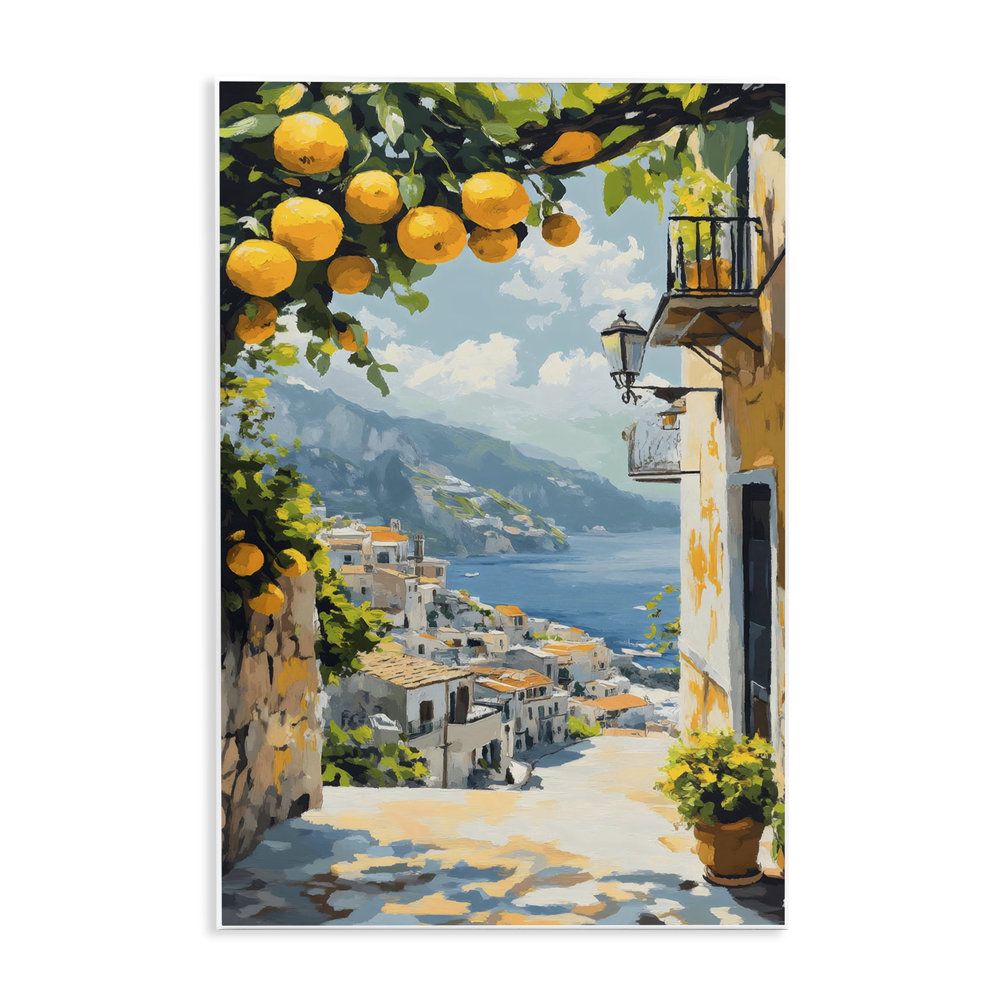 Stupell Industries Lemon Tree Overlooking Coast Wall Plaque Art, design by Creative Studio