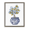 thumbnail image 1 of Stupell Industries Lemon Tree in Chinoiserie Food & Beverage Painting Brown Floater Framed Art Print Wall Art, 25 x 31, 1 of 10