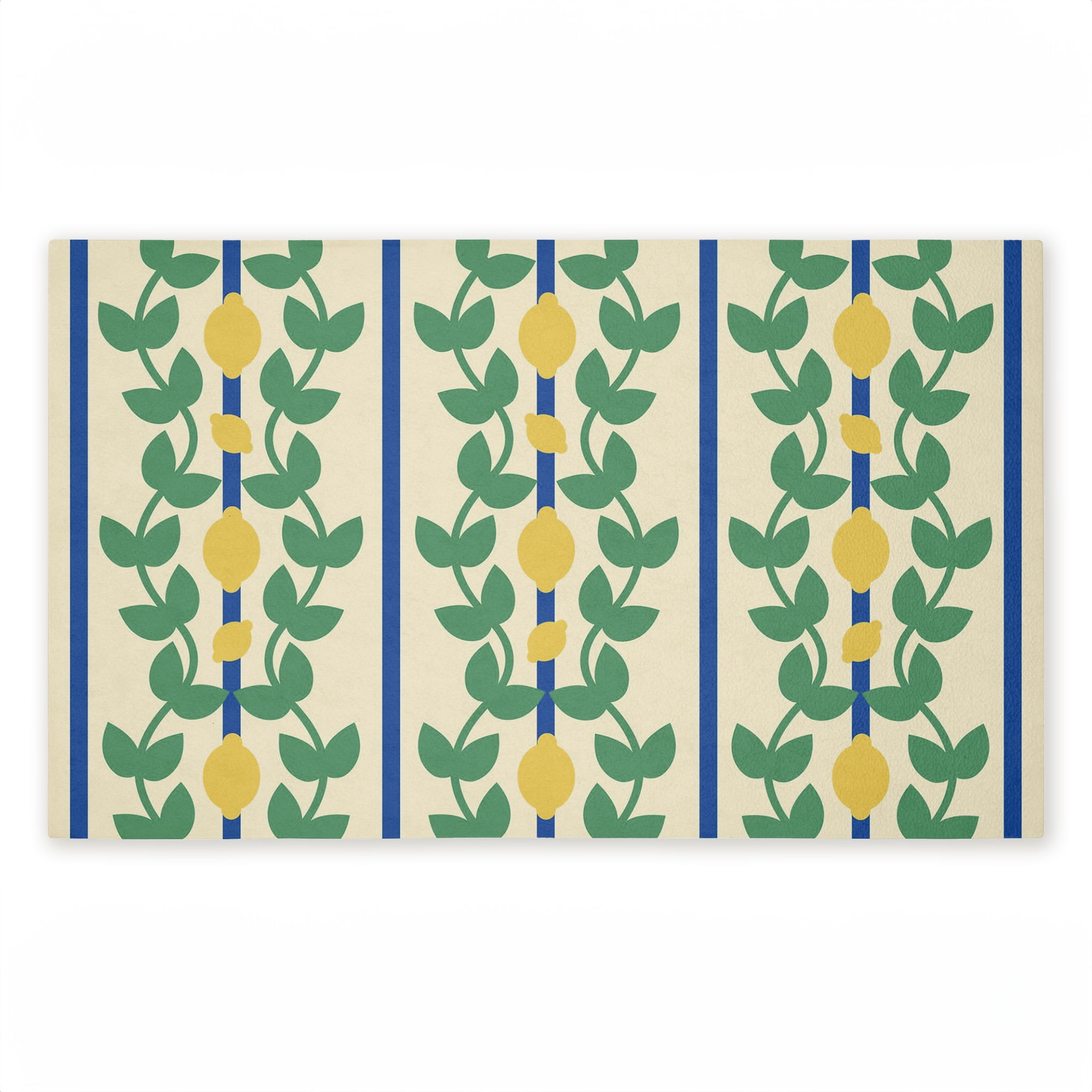 Stupell Industries Lemon Vine Pattern Printed Outdoor Door Floor Mat, design by Lil' Rue