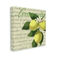 thumbnail image 1 of Stupell Industries Lemoncello Text Blooming Floral Lemon Branch Traditional Script, 24 x 24, Designed by Sally Springer Griffith, 1 of 6