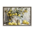 thumbnail image 1 of Stupell Industries Lemons & Canisters Still Life Food & Beverage Painting Brown Floater Framed Canvas Art Print Wall Art, 31 x 21, 1 of 10