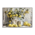 thumbnail image 1 of Stupell Industries Lemons & Canisters Still Life Food & Beverage Painting Gray Framed Art Print Wall Art, 18 x 12, 1 of 2