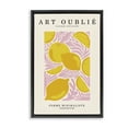 thumbnail image 1 of Stupell Industries Lemons on Pink Florals Food & Beverage Painting Black Floater Framed Canvas Art Print Wall Art, 17 x 25, 1 of 10