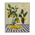 thumbnail image 1 of Stupell Industries French Country Lemons on Striped Tablecloth Gray Framed Giclee Art, 11 x 14, by Yen, 1 of 8