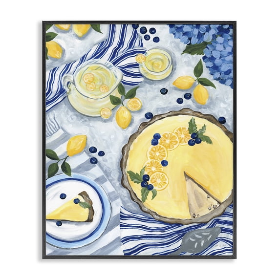 Stupell Industries Cottage Lemony Summer Picnic Black Framed Giclee Art, 11 x 14, by Yvette St. Amant