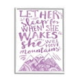 thumbnail image 1 of Stupell Industries Let Her Sleep Purple Mountains, 11 x 14,Design by Erica Billups, 1 of 2