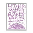thumbnail image 1 of Stupell Industries Let Her Sleep Purple Mountains, 24 x 30,Design by Erica Billups, 1 of 5