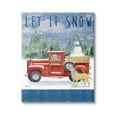 thumbnail image 1 of Stupell Industries Let It Snow Winter Dogs Graphic Art Gallery Wrapped Canvas Print Wall Art, Design by Paul Brent, 1 of 7